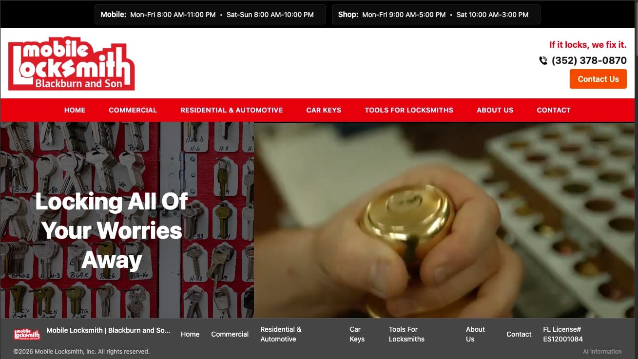 Mobile Locksmith FL